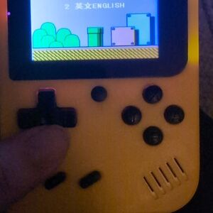 Retro Handheld Gaming Console - Yellow